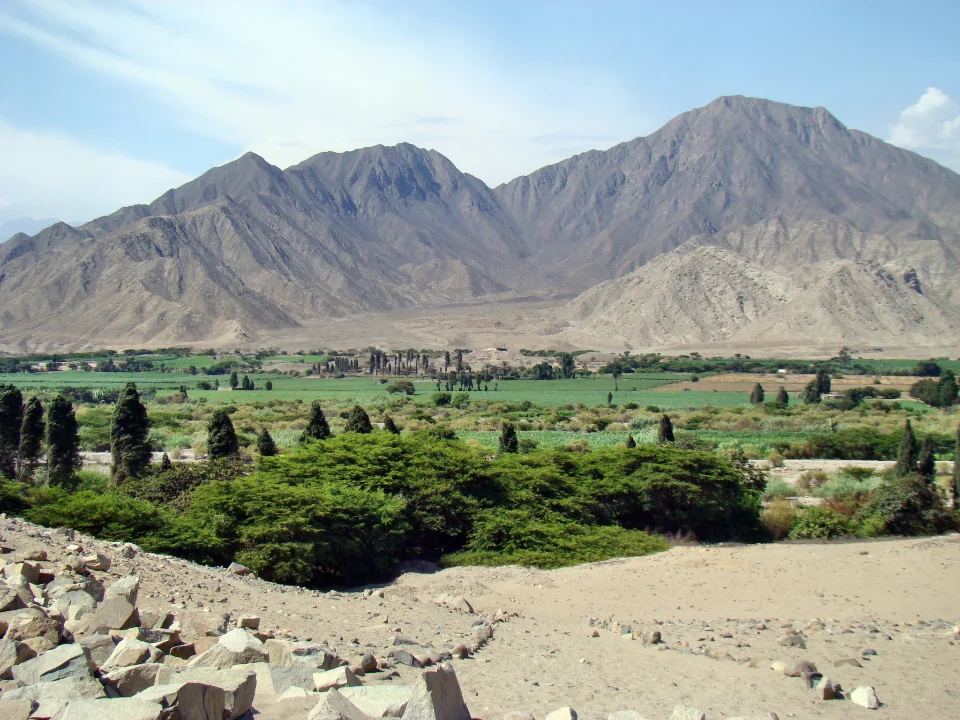 Panorama des Rio Supe Tals