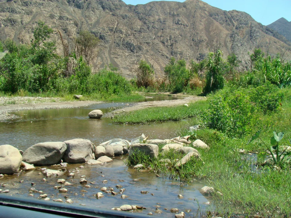 Ein Blick aud den Rio Supe