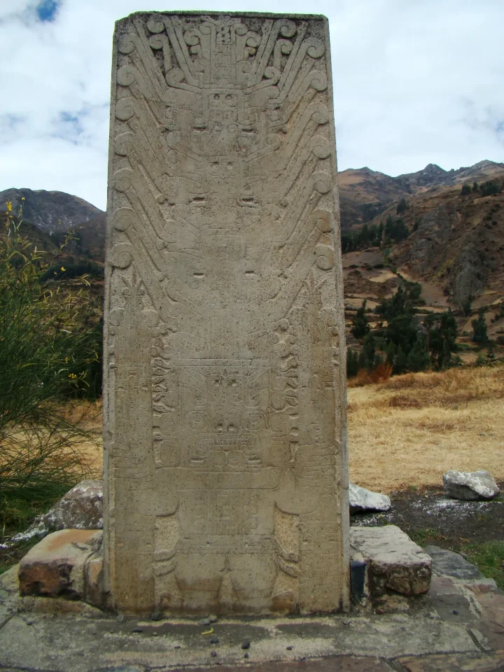 Ansicht der Raimondi-Stele